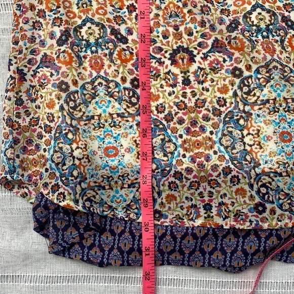 Eyeshadow Bohemian sleeveless tiered tunic. - Picture 9 of 14